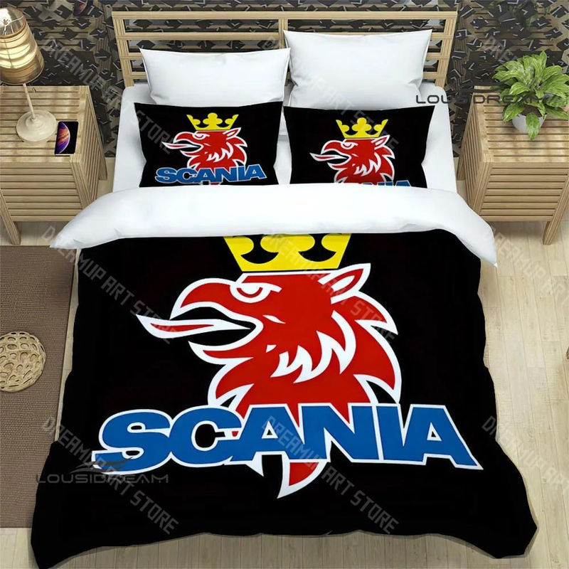 Bettwäscheset Scania Logo 3D-Druck aus Mikrofaser, B/H: 135 x 200 cm - Bild 2