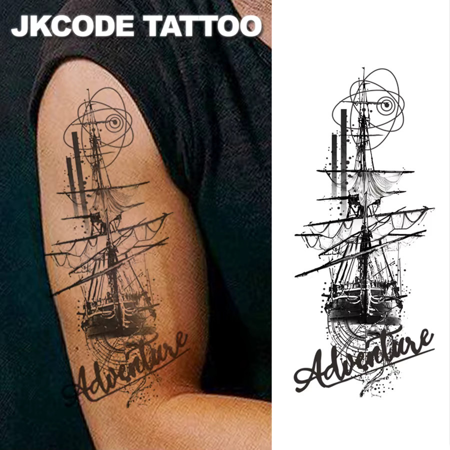 JKCODE TATTOO Kräuter-Halloween-Tattoo, Unisex - Bild 3