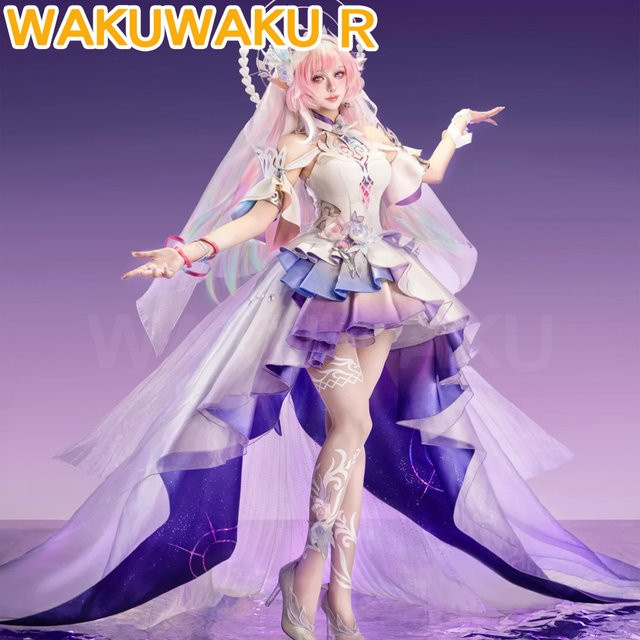 WAKUWAKU Honkai: Star Rail Cyrene Cosplay Kostüm, Süßes Kleid, Zubehör - Bild 1