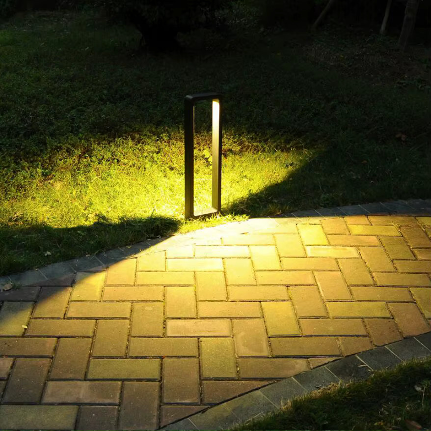 ONDENN COB LED Gartenleuchte 15W Moderne Säulenleuchte Schwarz Warmweiß - Bild 3