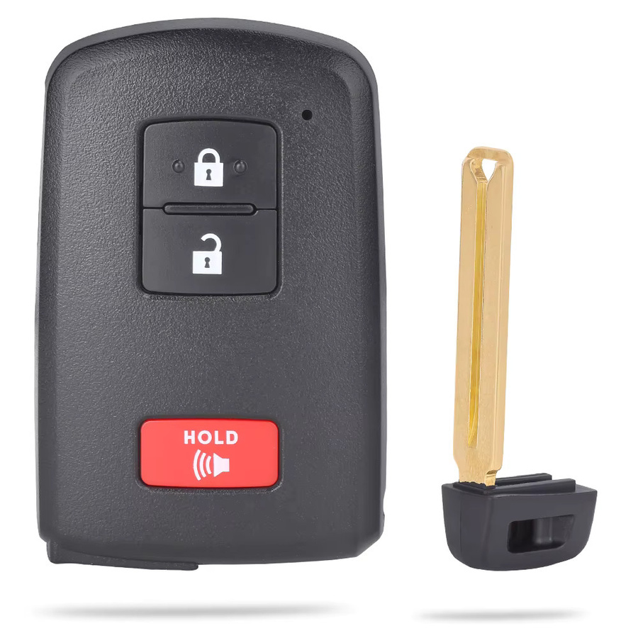 DIYKEY Ersatz Fernbedienung für Toyota Prius C Land Cruiser Highlander Smart Remote Key Fob HYQ14FBA 314,3 MHz in Schwarz - Bild 4