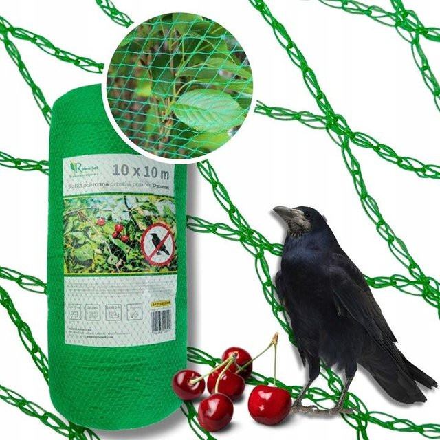 Vogelnetz gegen Stare für Balkon und Bäume mit 20g Maschendicke, 10 x 10 m - Bild 1