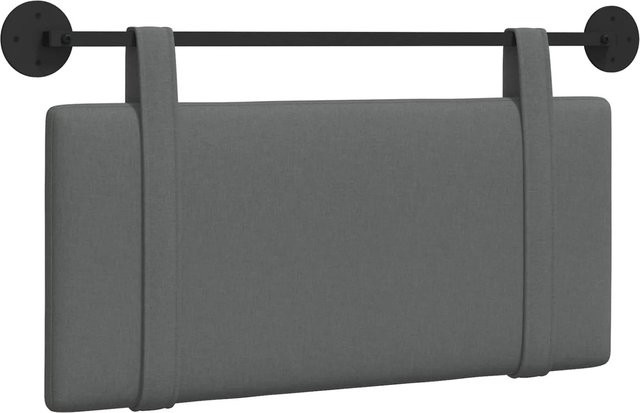 vidaXL Wandmontiertes Polsterpaneel aus Stoff in Dunkelgrau, B/H/T: 90 x 55 x 5 cm - Bild 1