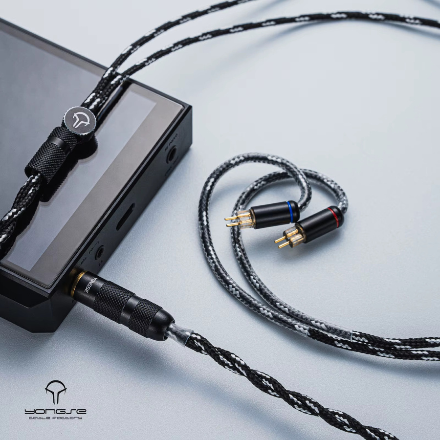 Yongse Piano 6N Einkristall-Kupfer Upgrade-Kopfhörerkabel für In-Ear-Monitore in Schwarz - Bild 5