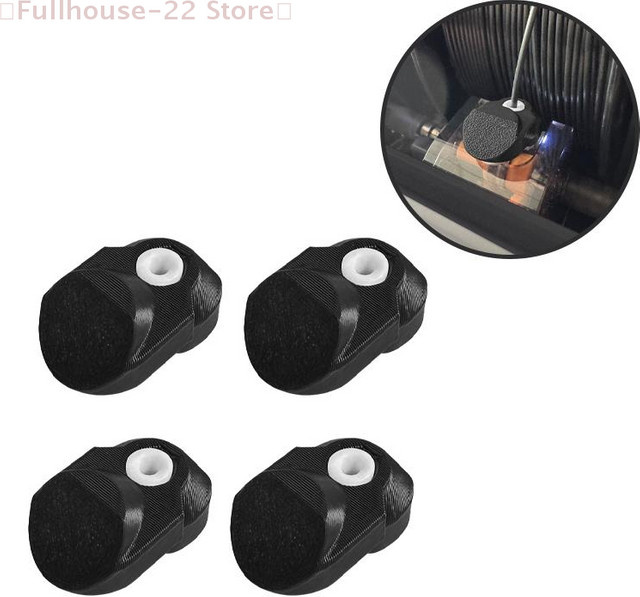 Bambu Lab AMS Upgrade Panda AMS Schutz Einlass Ring Set für X1C P1S P1P, 4 Stück, Schwarz - Bild 1