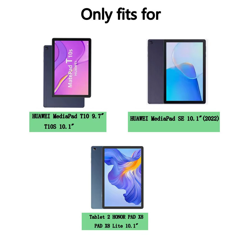 Stoßfeste Kinderhülle für Huawei MediaPad T10, T10S, Enjoy Tab 2 und Honor Pad X8, X8 Lite in Pink - Bild 3