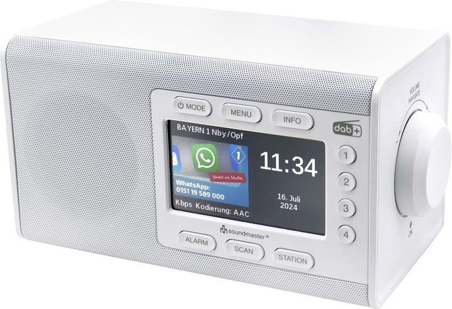 Soundmaster DAB+ Radio DAB900 Weiß - Bild 1