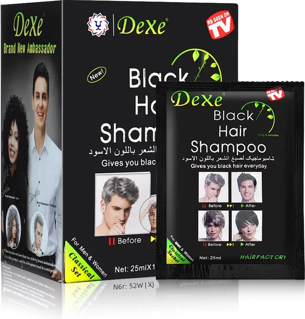 Dexe Fast Black Hair Shampoo, Haarpflege, 10 Stück - Bild 1