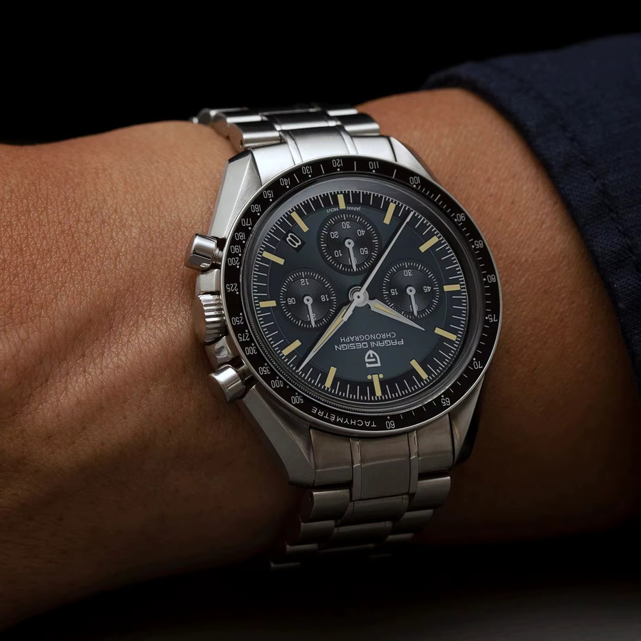 PAGANI DESIGN Chronograph, Quarz, Edelstahl, Blau, Herren - Bild 5
