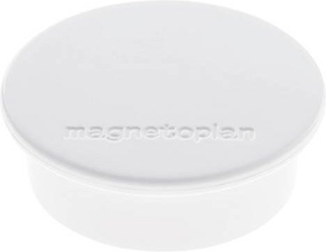Magnetoplan Magnet Discofix Color Weiß 10 Stück Durchmesser: 40 mm, Höhe: 13 mm - Bild 1