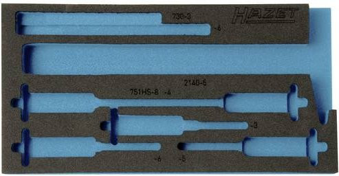 Hazet 2K-Weichschaum-Einlage 163-299L, Breite: 17,2 cm, Länge: 34,2 cm - Bild 1