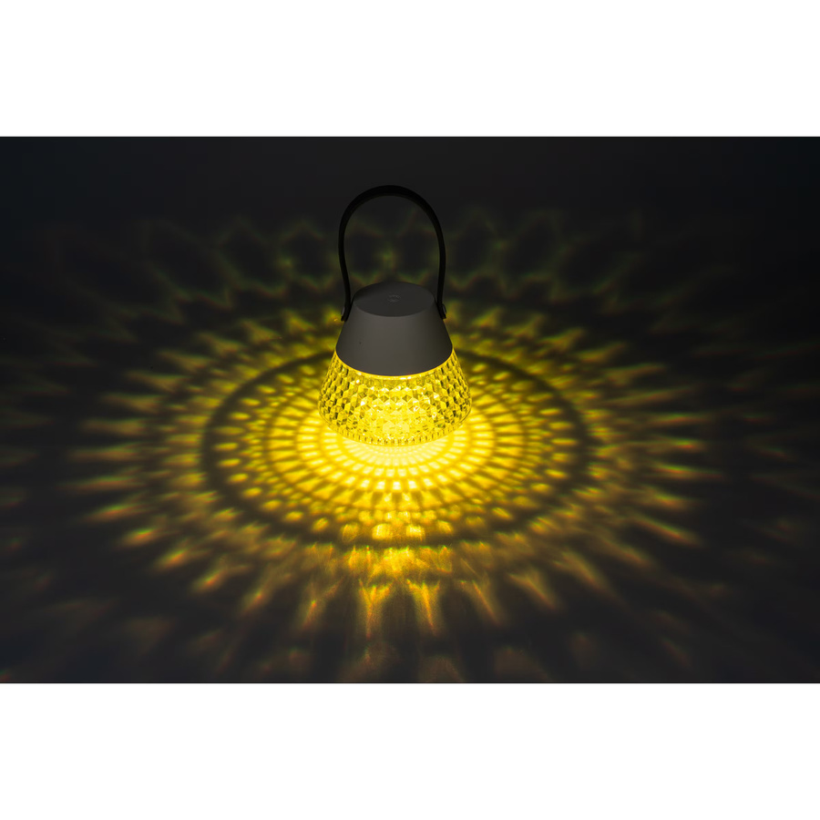 Viva Domo LED-Akku-Outdoor-Tischlampe mit RGB-Multicolor-Funktion und Touch-Steuerung in Weiß und Grau - Bild 3