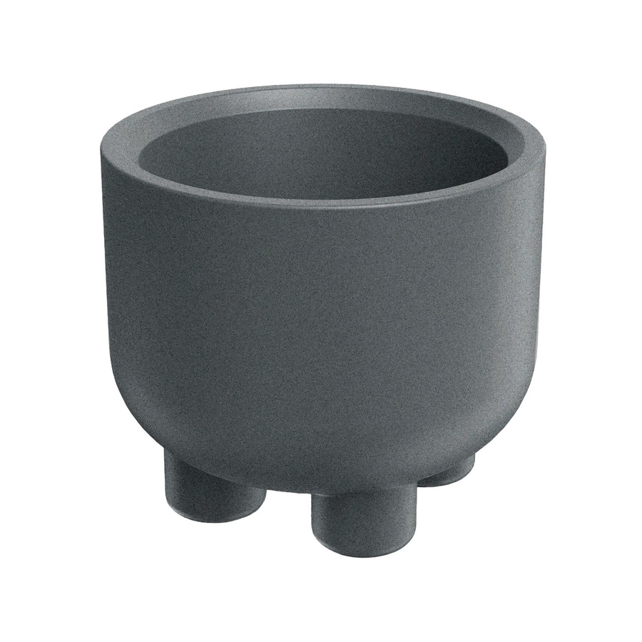 Prosperplast Blumentopf Molta Round Foot in Granit mit Durchmesser 60 cm und Höhe 50 cm - Bild 2