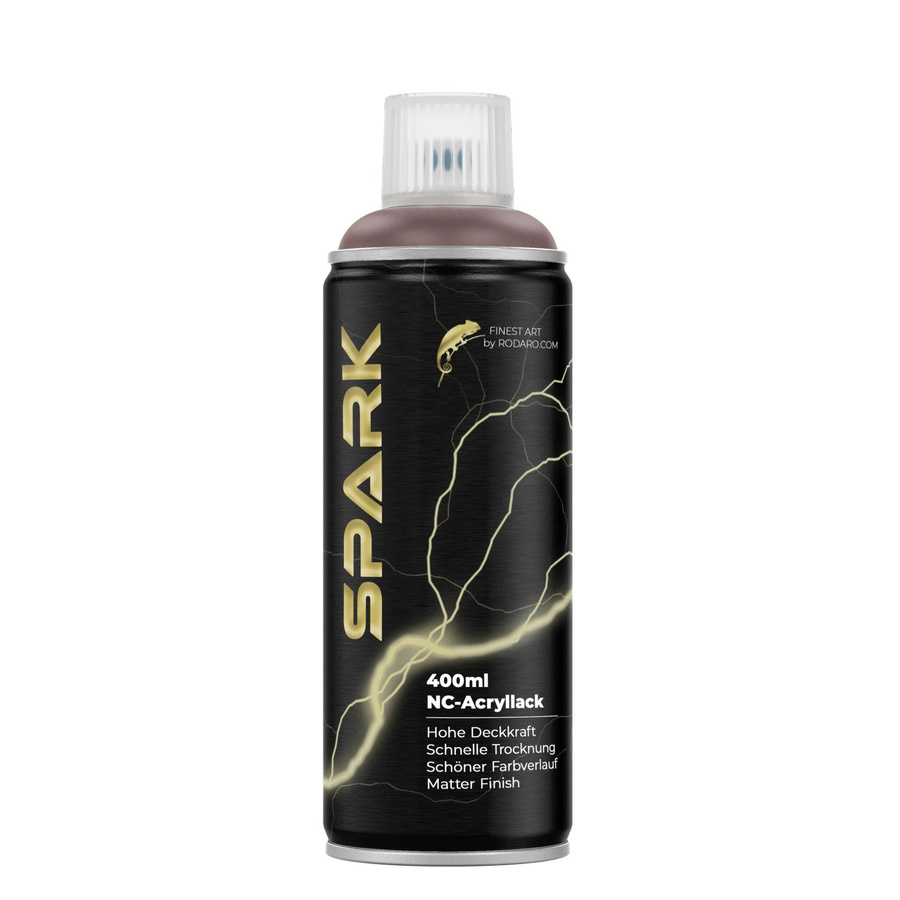 SPARK Spraydose für Holz in Matt Grau, 400 ml, lösungsmittelbasiert, wetterfest und schnelltrocknend - Bild 2