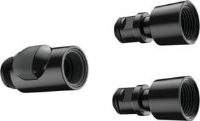 Hansgrohe Schnellkupplung DN 15 in Schwarz Matt - Bild 1