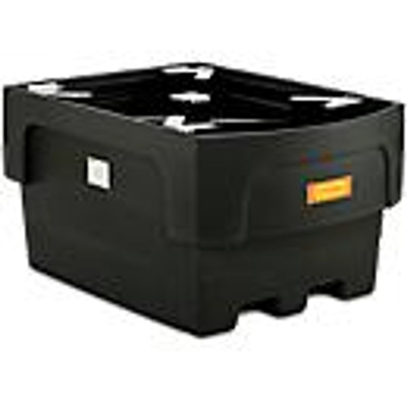 Cemo IBC-Auffangwanne aus Polyethylen mit Abfüllvorsatz, 1100 l, unterfahrbar - Bild 2
