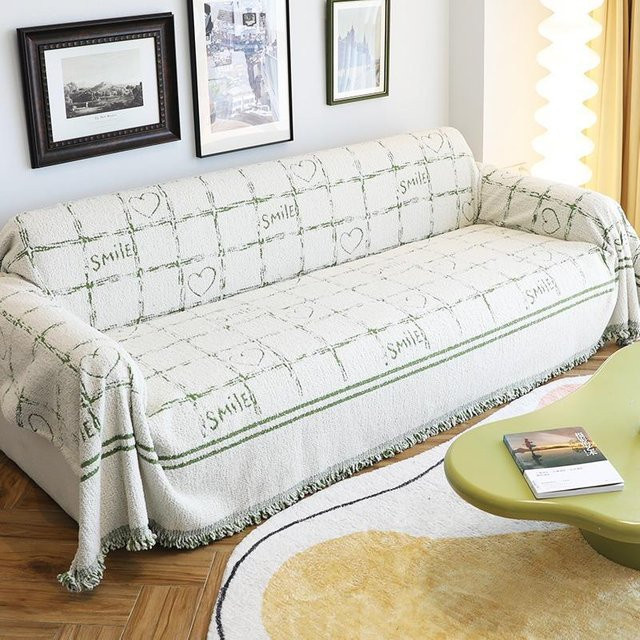 Hochwertige Chenille Sofaüberwurf Decke für dein Sofa, B/B: 180 x 130 cm - Bild 1