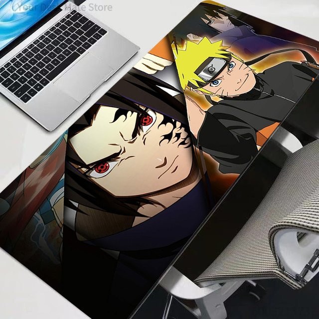 Bandai Anime Mauspad Naruto Sasuke Uchiha Design Schreibtischunterlage Multicolor - Bild 1