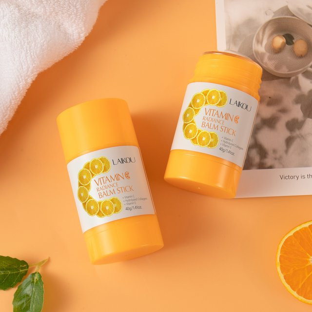 LAIKOU Vitamin C Kollagen Strahlkraft-Balsam-Stick, 40g, Unisex - Bild 1