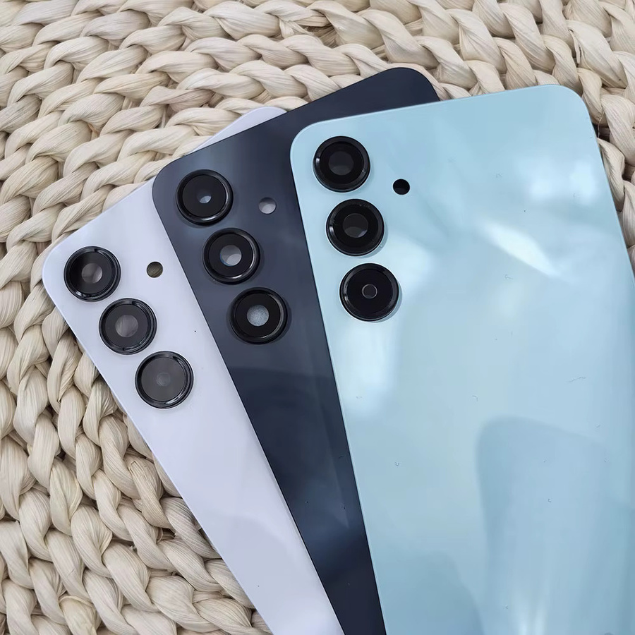 Samsung Galaxy A16 5G Ersatz Gehäuse Batterie Rückseite mit Kamera Objektiv Abdeckung in Schwarz für SM-A166B und SM-A166E inklusive Kleber - Bild 1