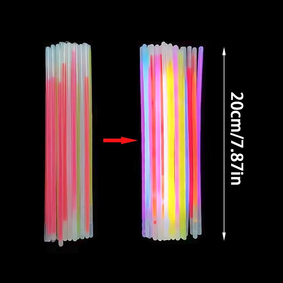 XJM Leuchtstäbe in Multicolour zur Party-Dekoration und Atmosphärengestaltung - Bild 2