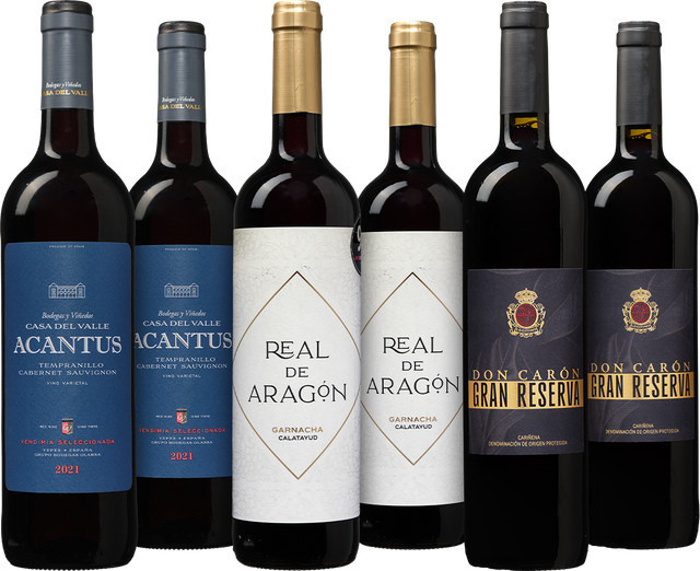 die Weinbörse, Spanien, Grenache / Garnacha, Rotwein, 6 x 0,75 l - Bild 1