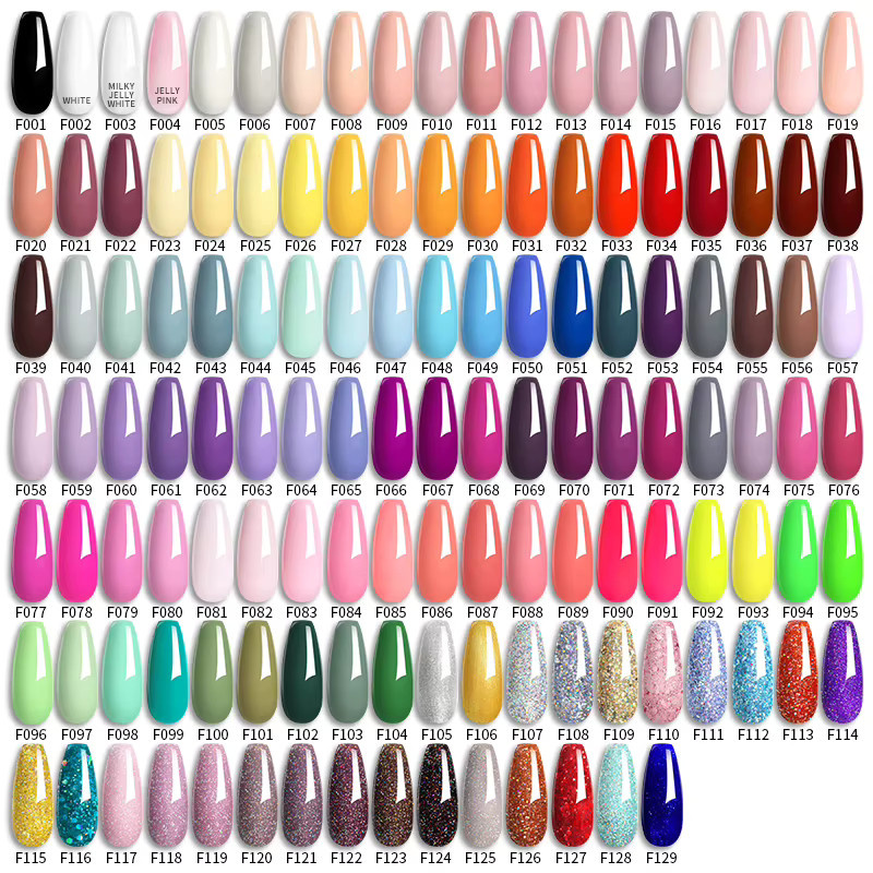 LILYCUTE Gel Nagellack-Set, Rosa, 6-teilig, 7 ml - Bild 2
