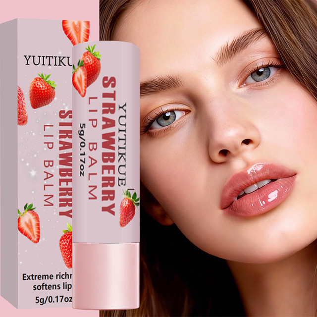 YUITIKUE Erdbeer-Lippenbalsam, 5g, glänzend - Bild 1