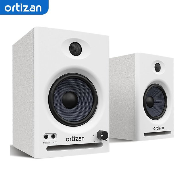 Ortizan Audio Bookshelf Aktivlautsprecher Studio Monitor mit Bluetooth 5.3 und USB DAC für Computer, TV und HiFi-Systeme - Bild 1