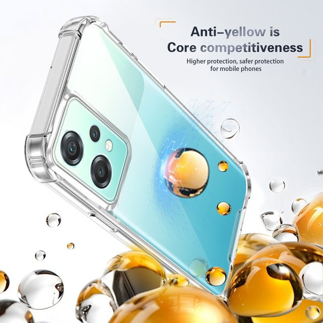 OnePlus Nord CE 2 Lite Silikon Hülle mit Airbag-Schutz und transparenter Rückseite für CPH 2381 und CPH 2409 - Bild 1