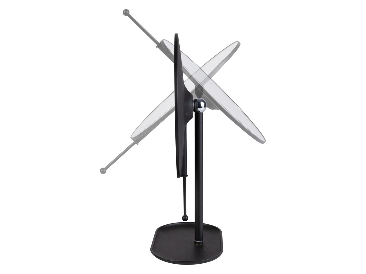 CIEN BEAUTY Kosmetikspiegel mit LED-Beleuchtung in Schwarz, Tischspiegel rechteckig - Bild 3