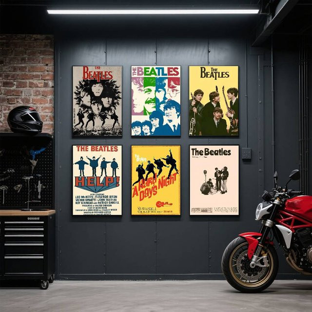 Kayou B-Beatles SINGER Poster Kunstdruck im Anime-Stil, Mehrfarbig, Rechteckig - Bild 1