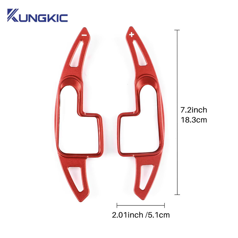 KUNGKIC Paddle Shifter Cover Trim aus Aluminiumlegierung für Mini Cooper S JCW Countryman U25 F65 F66 F67 2024 2025 - Bild 2