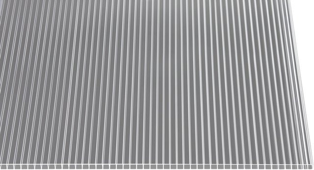 Gutta Polycarbonat Hohlkammerplatte Transparent B: 105 cm, H: 200 cm, Dicke: 10 mm - Bild 1