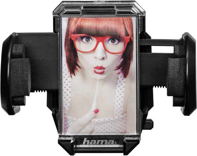 Hama Universal-Multihalter für Luftauslässe in Schwarz - Bild 1