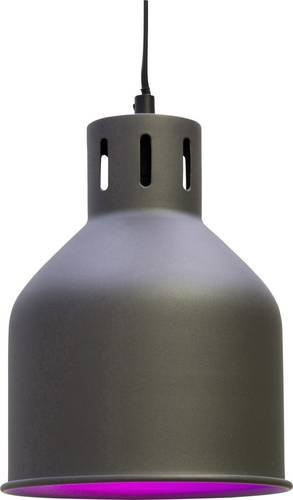 Venso SAGA Lampenschirm E27 Grau aus Metall für LED Pflanzenlampen und Wachstumslampen, Durchmesser: 22 cm - Bild 2