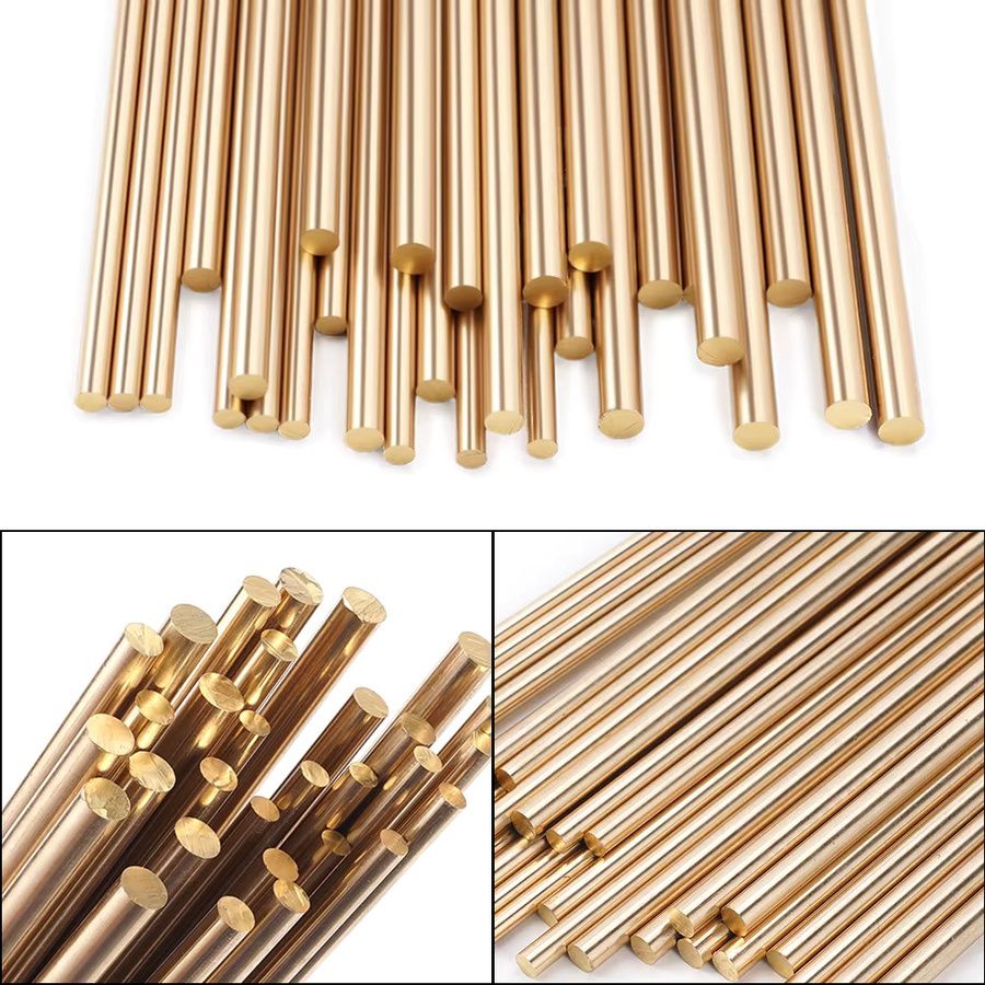 Massive Messing Kupfer Rundstäbe von combiubiu für DIY-Projekte und Modellbau, Durchmesser: 4 mm, 5 mm oder 6 mm - Bild 2
