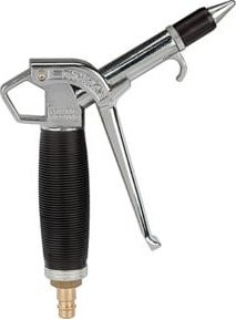Riegler Hochleistungs-Blaspistole Typhoon in Silber mit Standarddüse und Nippel NW 7,2 aus Aluminium - Bild 1