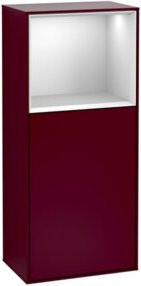 V&B Wandbeleuchtung Finion Seitenschrank in Weiß Matt, B: 41,8 cm, H: 93,6 cm - Bild 1