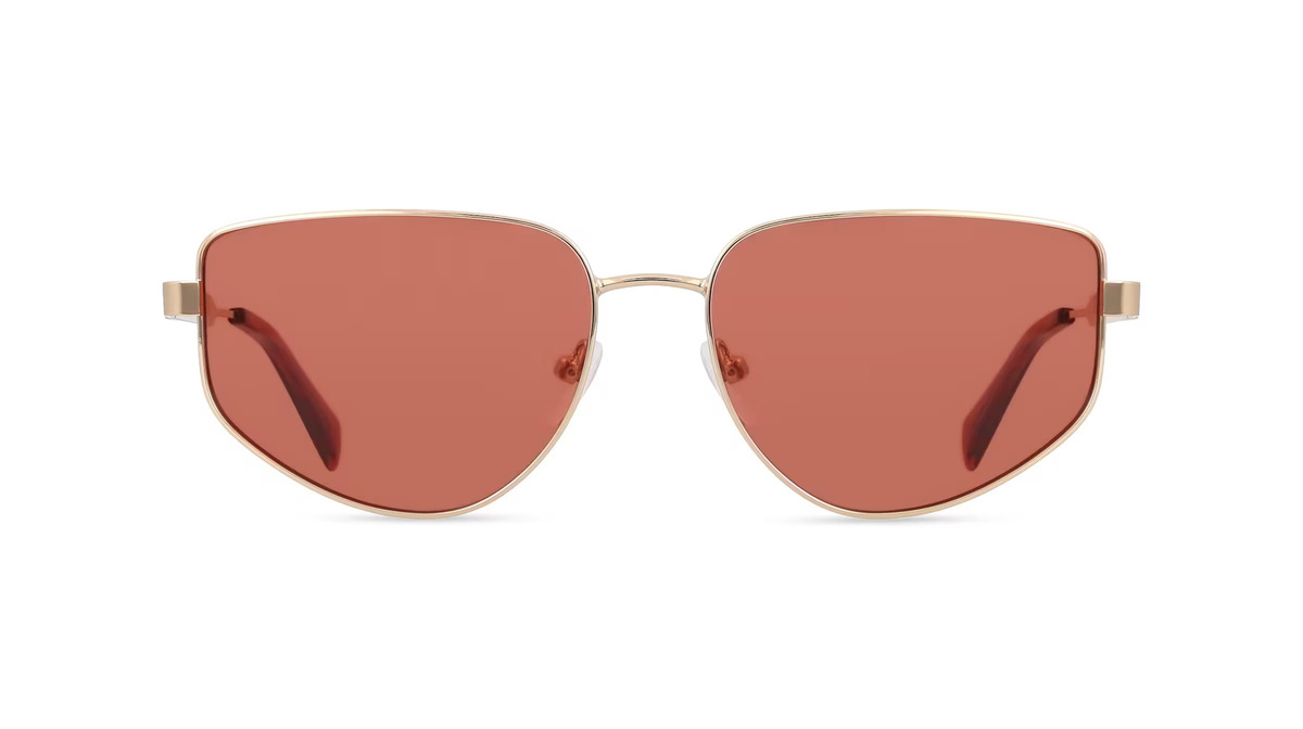 Liu Jo LJ164S Sonnenbrille Vollrand, Rund, Metall, Damen, pink - Bild 1