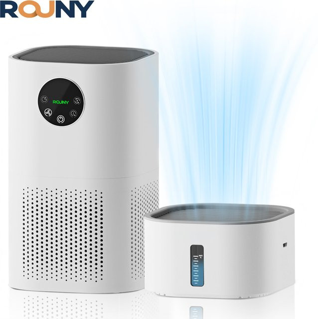 Rouny 2-in-1 Luftreiniger und Luftbefeuchter mit HEPA H13 Filter in Weiß - Bild 1