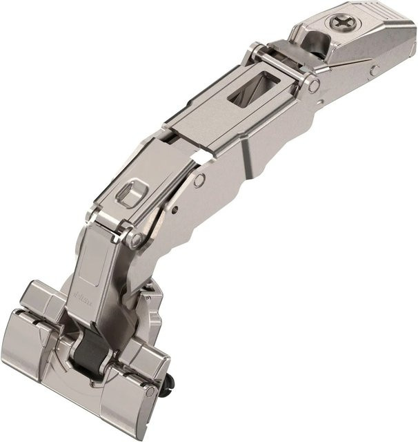 Blum Clip Top Scharnier 0-Einsprung 155 Grad Gerade mit Feder Inserta, Nickelplattiert, Silber - Bild 1