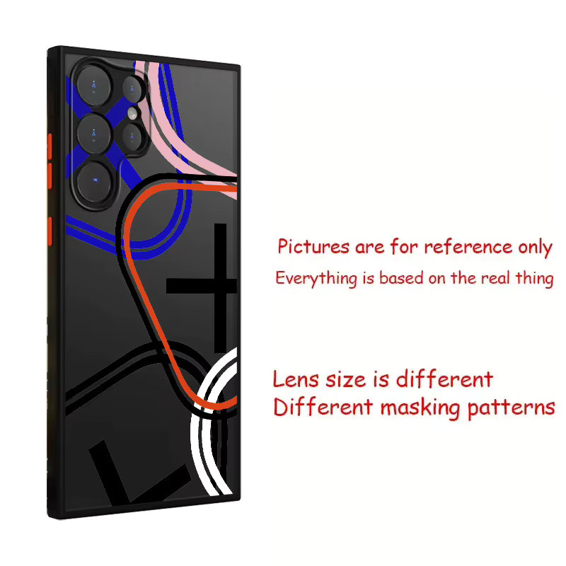 Trendige Schutzhülle mit Element-Logo für Samsung Galaxy S20 S21 S22 S23 FE S24 Plus S25 Ultra S26 und Note 20 Ultra in Multicolour - Bild 5