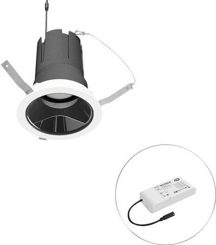 EVN LED-Deckenstrahler F01R09SM2540L55D in Weiß, rund und verstellbar - Bild 1