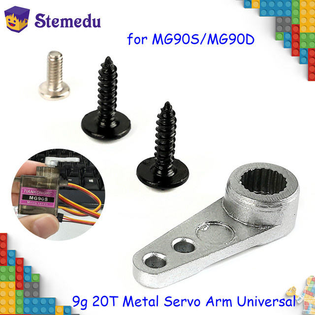 stemedu Vollmetall-Servoarm 9g 20T, Zubehör, Grau - Bild 1