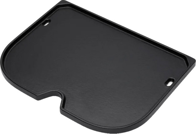 Weber Grillplatte aus Gusseisen für Lumin Compact Elektrogrill, Schwarz, B: 39,5 cm, T: 29 cm - Bild 1