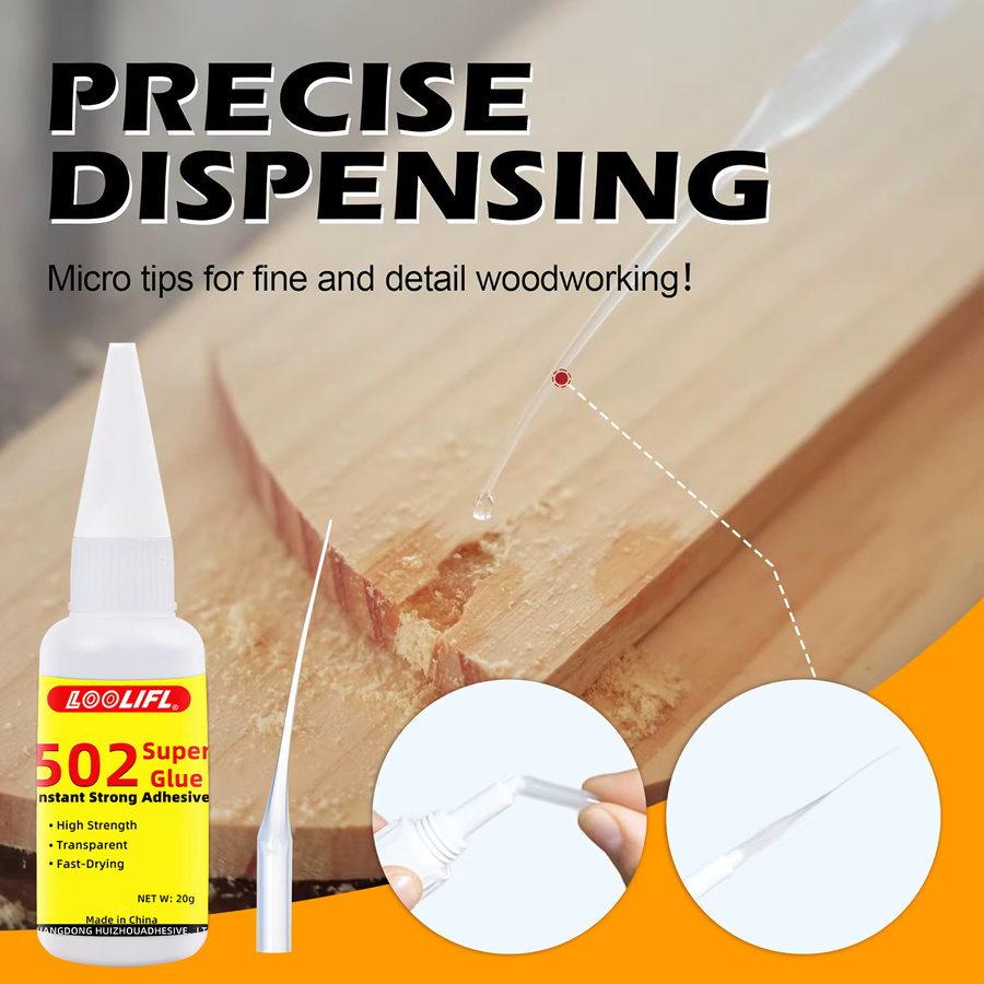 LOOLIFL 502 Superkleber transparent universeller Mehrzweckkleber für Haushalt und Industrie - Bild 2