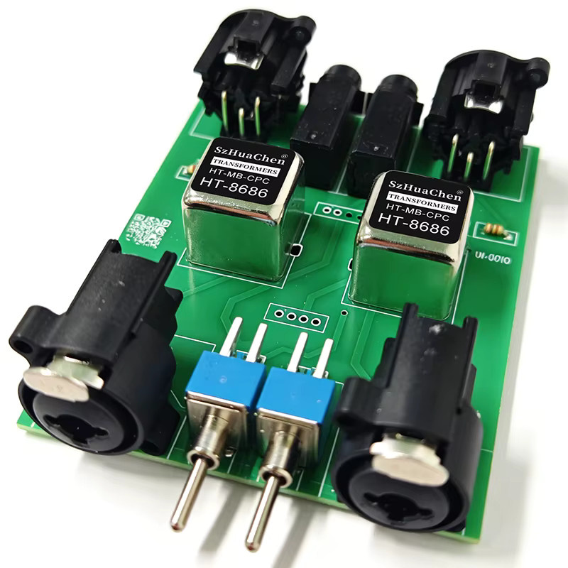 TITAK 2-Kanal XLR Audio-Isolator zur Rauschunterdrückung und Eliminierung von Stromrauschen mit 6,5 XLR Anschlüssen - Bild 2