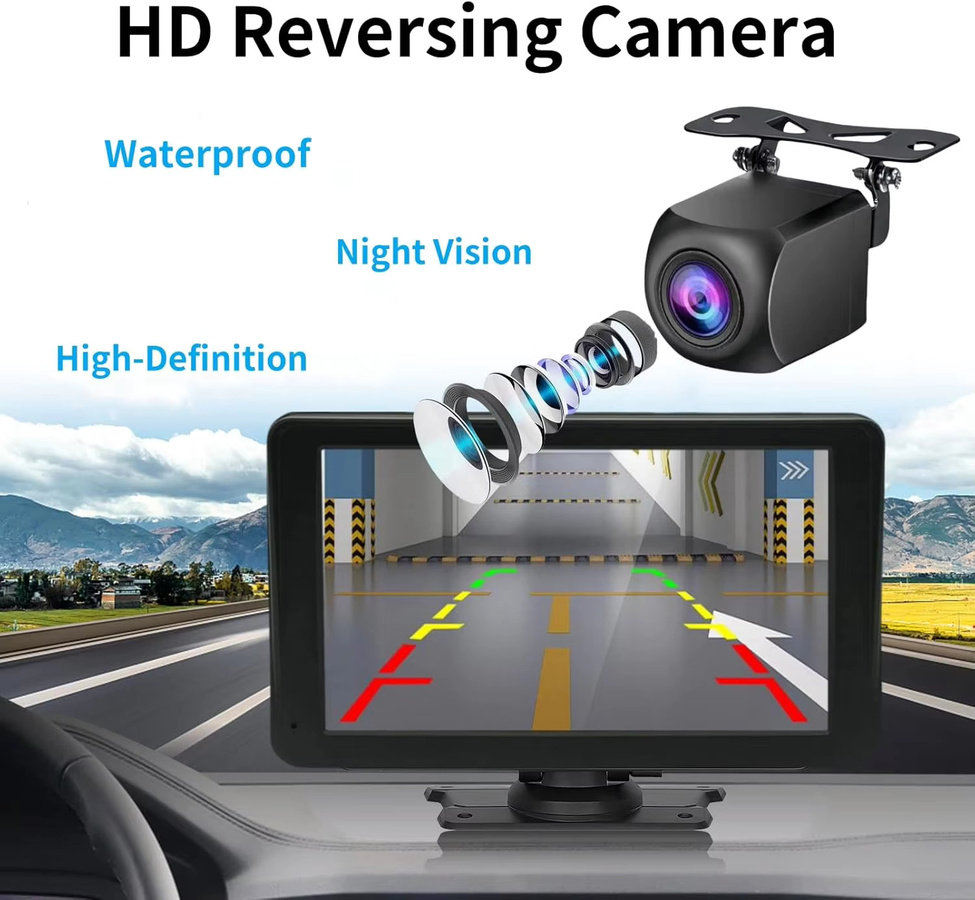 XFY Universelle Full HD 1080P Rückfahrkamera mit Nachtsicht und IP67 Schutz, AHD 4-Pin 2,5mm, Schwarz - Bild 5