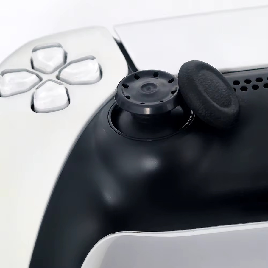 LOKPAD Ersatz- und Reparaturkappe für PS4 und PS5 Controller-Joysticks in Schwarz zur einfachen Installation ohne Demontage - Bild 3